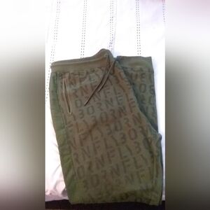 Bornfly Born-fly Mens Size 2x Green Sweats Sweatpants with Pockets EUC
